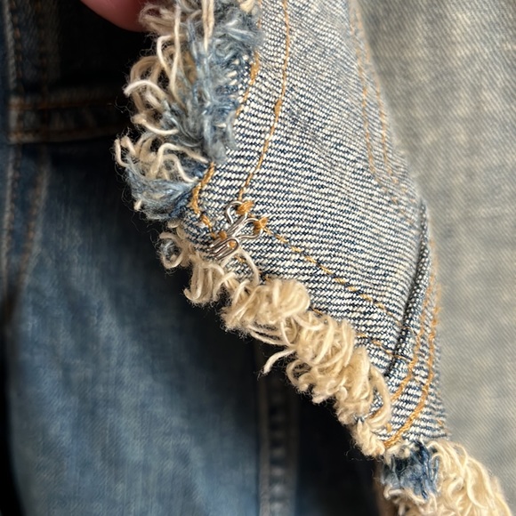 Princess Vera Wang jean pearl-embellished jackwt - Picture 8 of 8